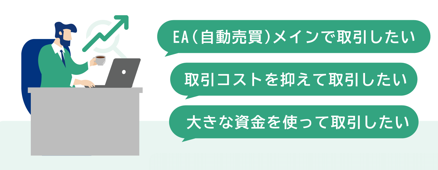 専業トレーダーは「プロフェッショナル対象口座タイプ」がおすすめ