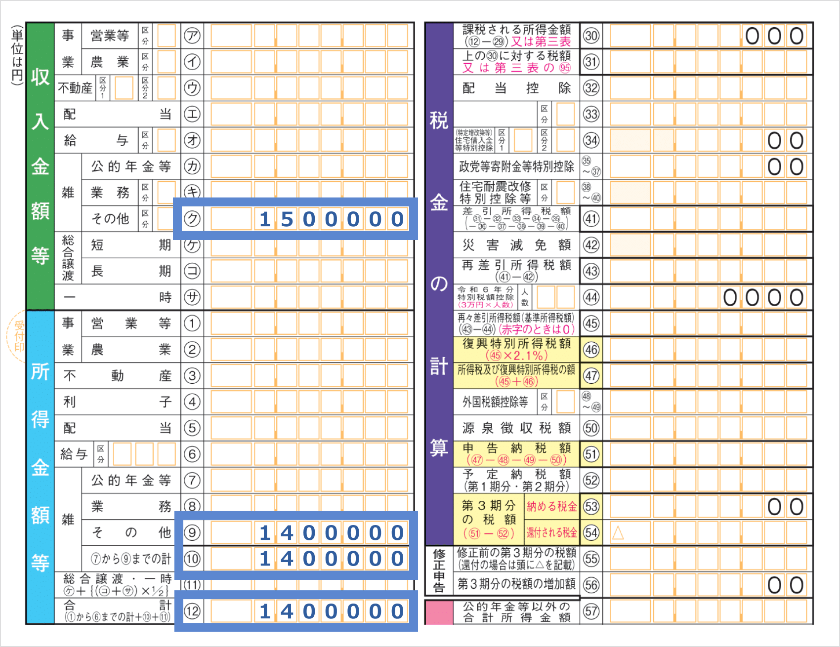 XS.comの取引で発生した利益の記入（雑所得）